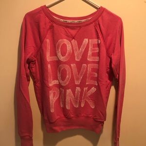 Victoria’s Secret pink crew neck